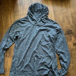 Women’s Blue Hooded Shirt